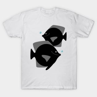 Happy Black Fish T-Shirt